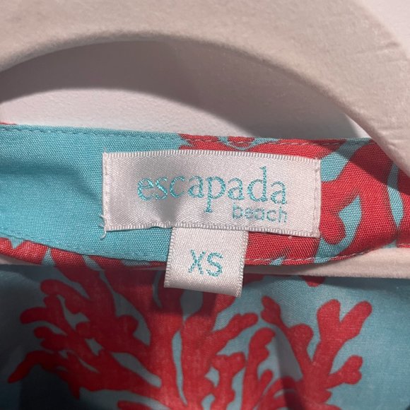 Escapada Deep V Cover Up with Empire Waist Tie Size XS (Excellent Condition) - Picture 3 of 4